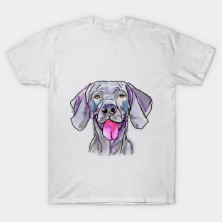 The happy Weimaraner Love of My Life T-Shirt